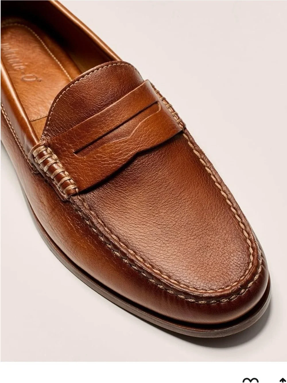 Johnnie-O Clubhouse Penny Loafer Tan Size 10.5